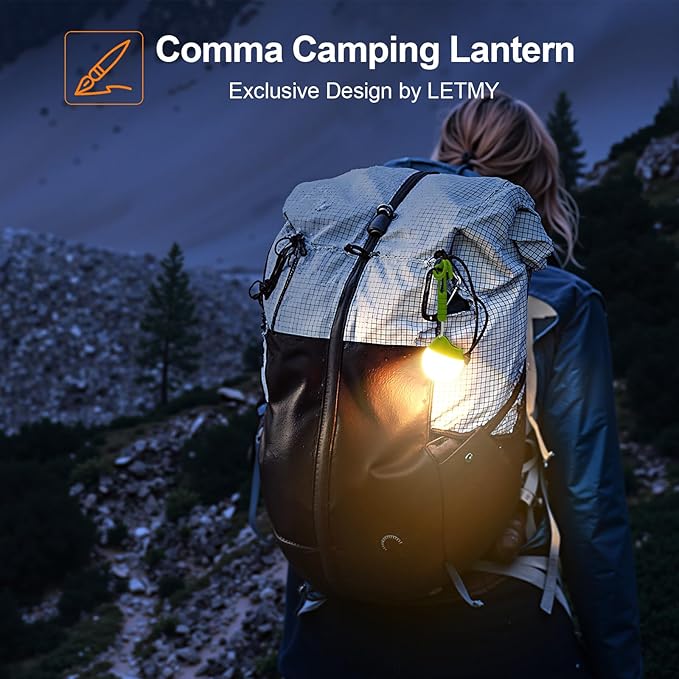 LETMY Rechargeable Camping Lights, 4 Pack Portable Tent Lights - Image 3