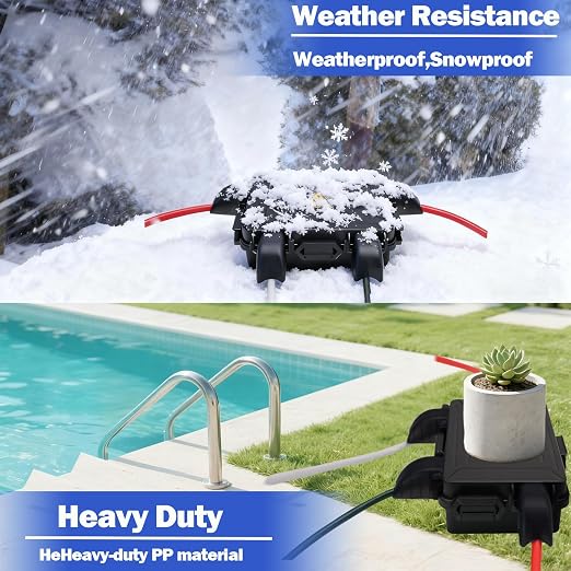 Small Outdoor Electrical Box, Waterproof Extension Cord Cover Weatherproof - Image 5