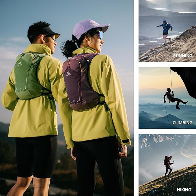 AONIJIE Running Hydration Vest for Men & Women, 8L Hydration Backpack, - Image 7