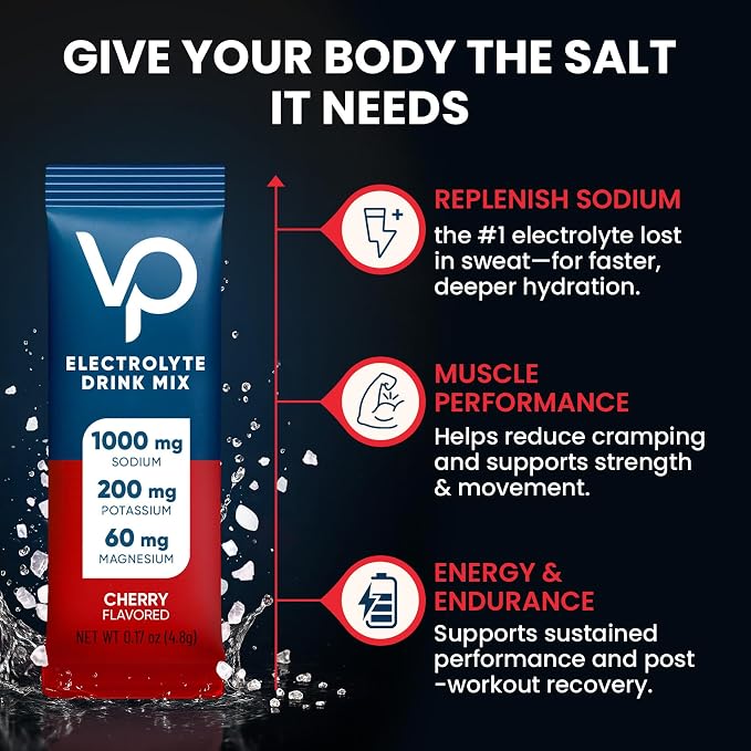 Venture Pal High Sodium Sugar Free Electrolytes Powder Packet, Zero Calories - Image 6