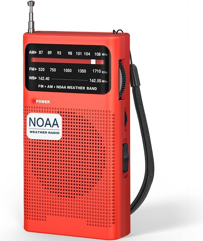 Goodes NOAA Weather Radio, AM FM NOAA Emergency Radio Portable by Goodes