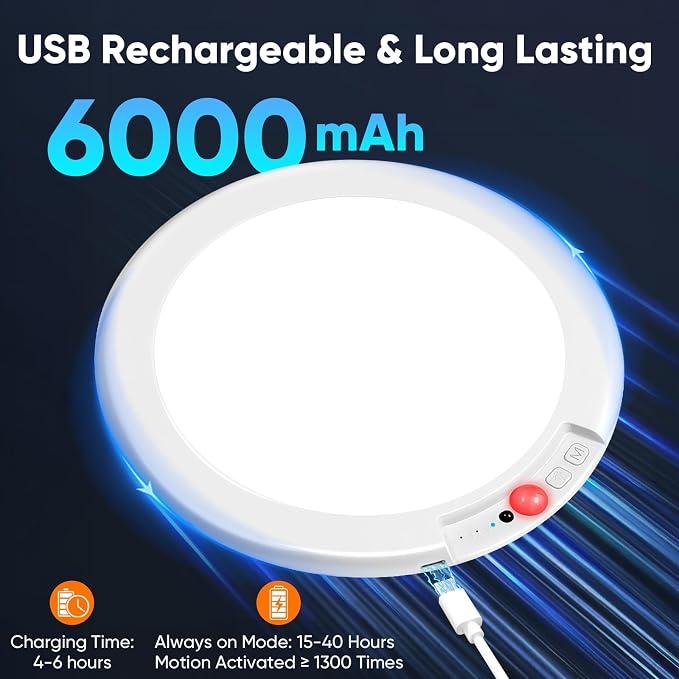Rechargeable Motion Sensor Ceiling Light - Image 7