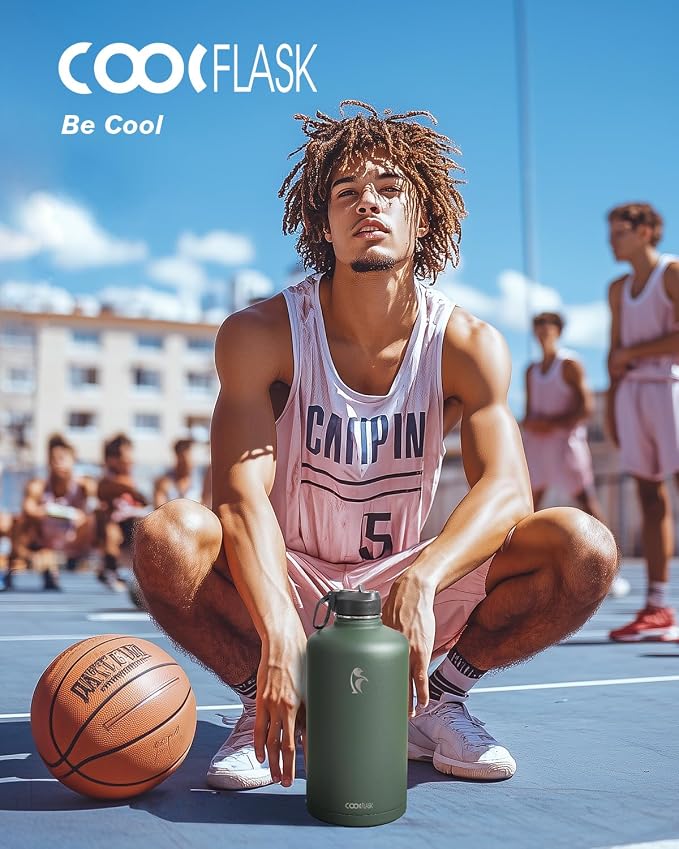 Coolflask 128 oz Gallon Water Bottle Insulated - Image 6