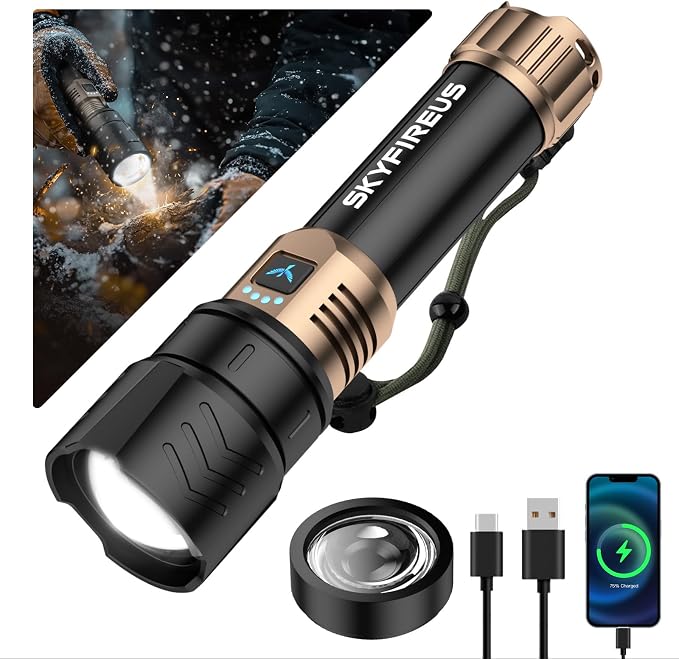 SKYFIRE LED Flashlights High Lumens by SKYFIRE