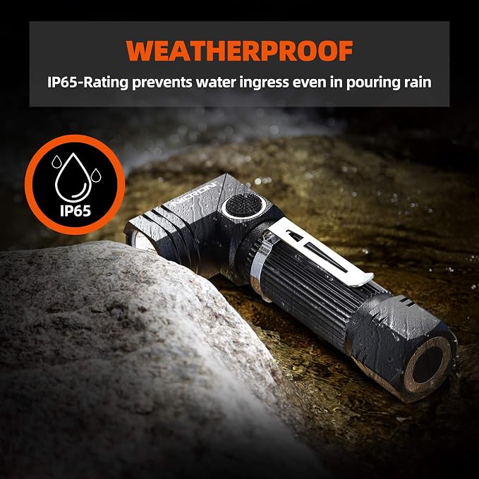 NICRON Flashlight, N7 600 Lumens Tactical Flashlight, 90 Degree Ip65 Waterproof - Image 5