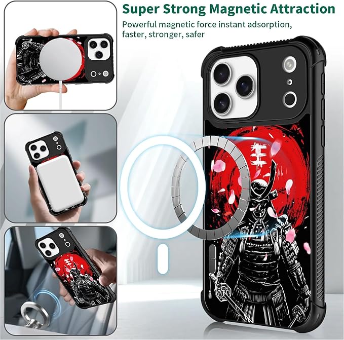 for iPhone 17 Pro Max Case, for MagSafe Graphic Design for Girl Boy Soft - Image 4