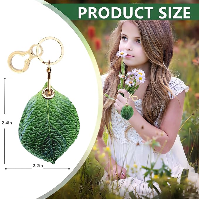 Leather Keychain Holder Case Compatible - Image 2