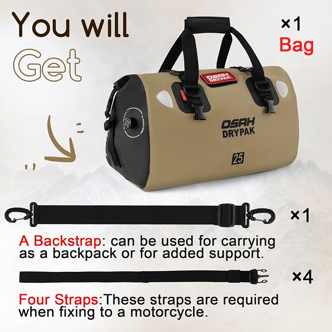 OSAH DRYPAK Waterproof Duffel Bag - Image 7