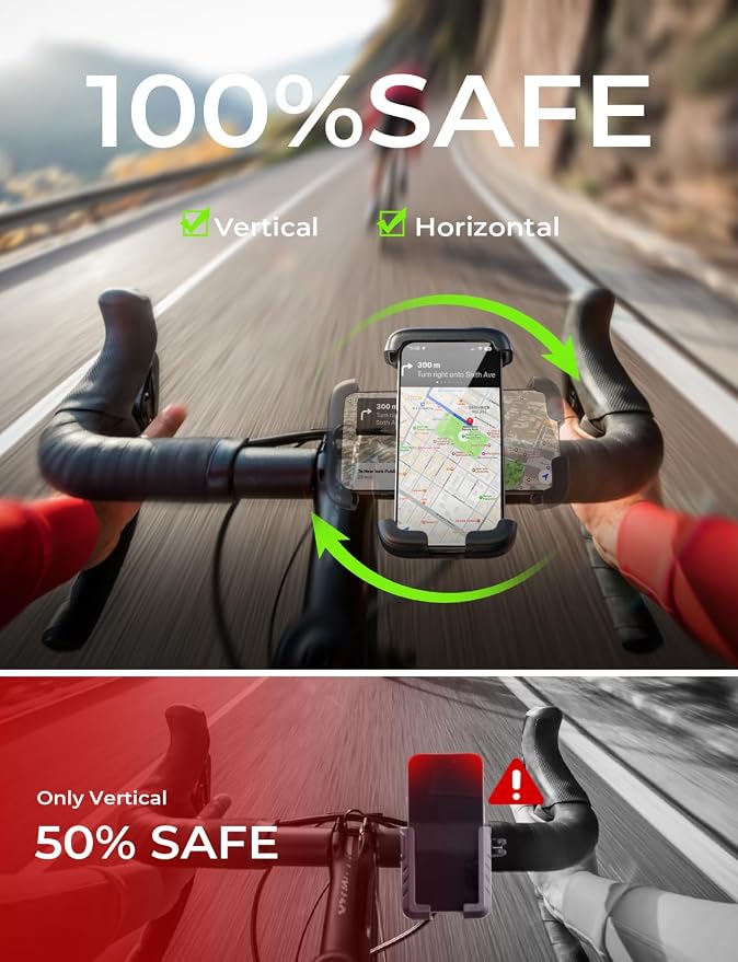 LISEN Bicycle Phone Mount Cell Phone Holder - Image 5