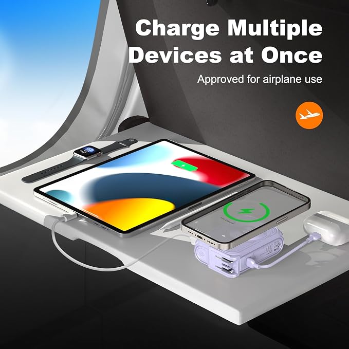 SEANCHEER P05 Portable Charger, Magnetic Power Bank, Small PowerBank, Battery - Image 6
