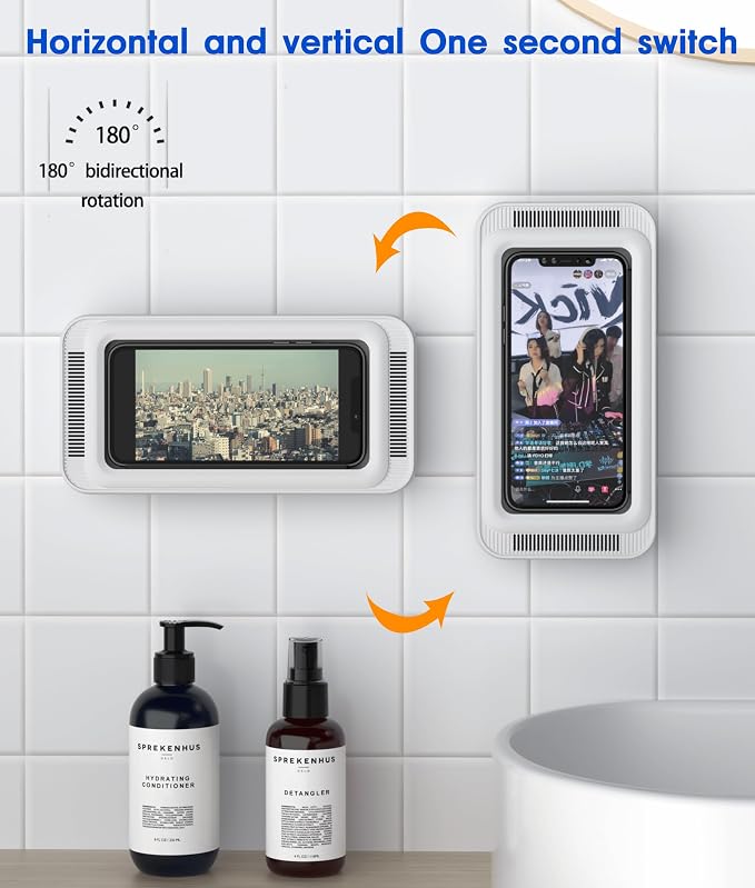 Mistriddle Waterproof Shower Phone Holder - Image 7