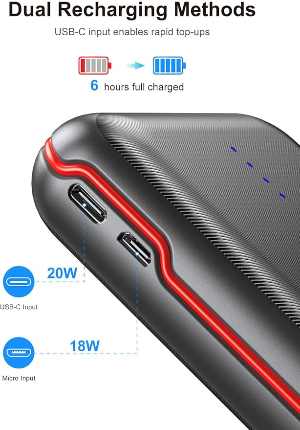 Portable Charger, 30000mAh 22.5W Fast Charging Power Bank - Image 3