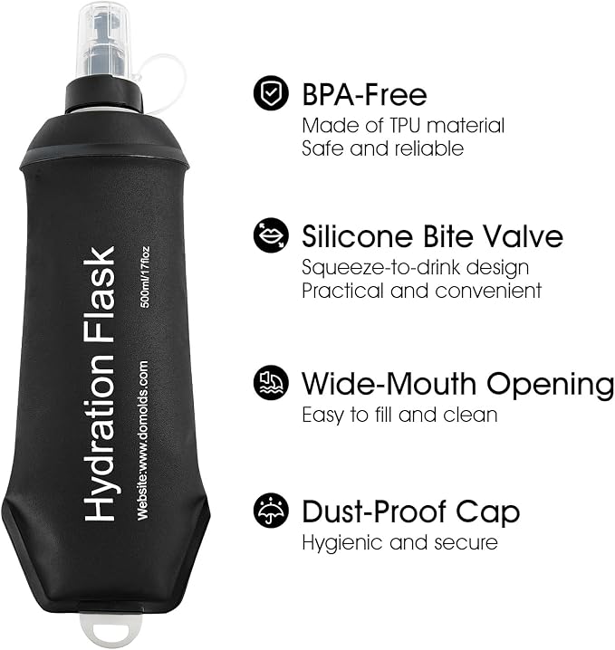 GYGYL Soft Flask, TPU Collapsible Soft Water Bottle - Image 3