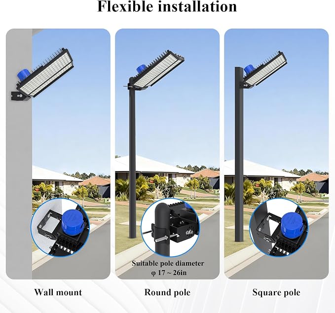 42000LM LED Parking Lot Light, 3 Pack 100W Stadium Light - Image 2