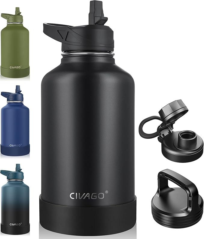 CIVAGO 64 oz Insulated Water Bottle by CIVAGO