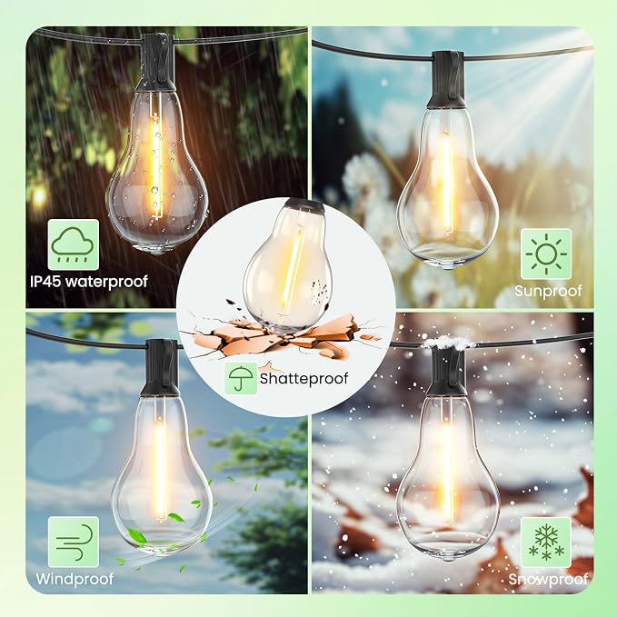 Outdoor String Lights 400FT Patio Lights - Image 5