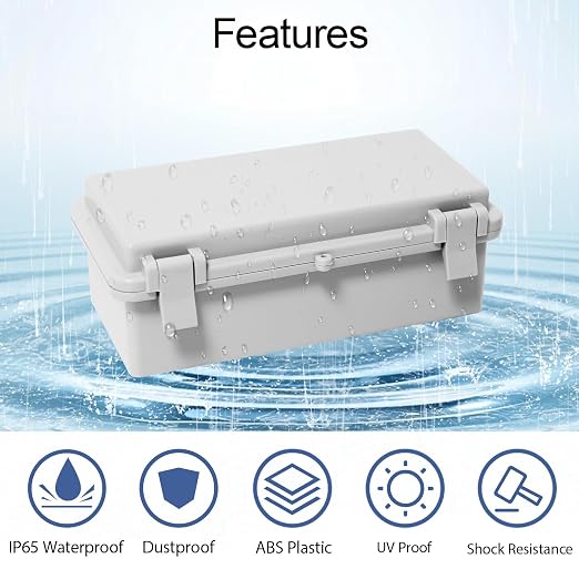 Junction Box ABS Plastic IP65 Waterproof Dustproof Universal Electrical - Image 3