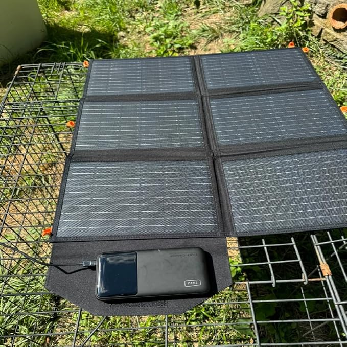 FlexSolar 60W Portable Solar Panels Chargers QC3.0 USB-A USB-C DC5521 8mm - Image 6