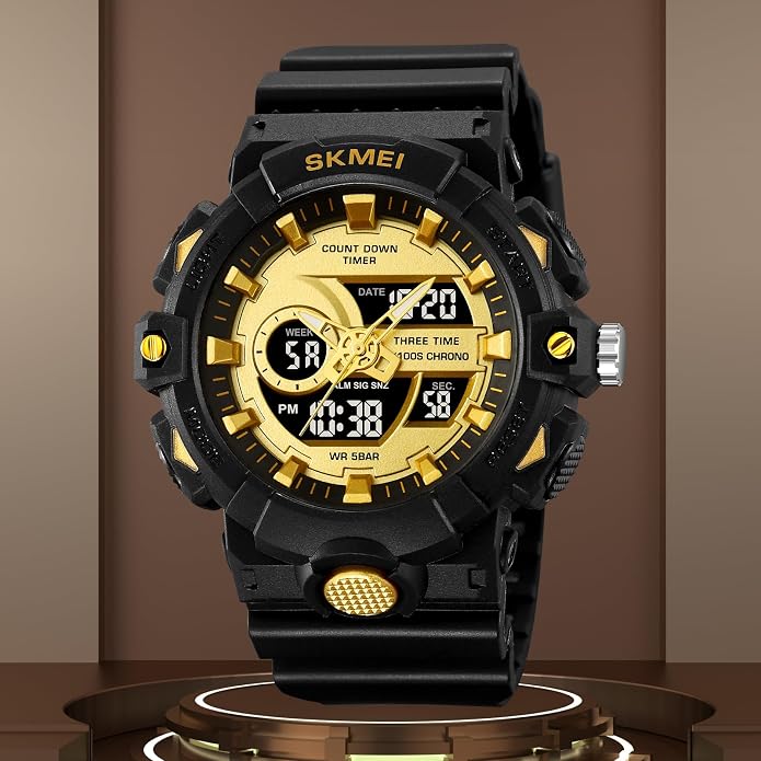 FANMIS Mens Military Multifunction Digital LED Watch Electronic Waterproof - Image 3