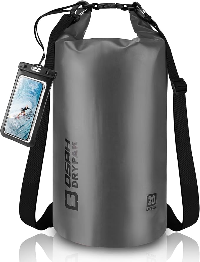 Waterproof Dry Bag, 5L/10L/20L/30L/40L Roll Top Lightweight Storage Backpack by OSAHDRYPAK