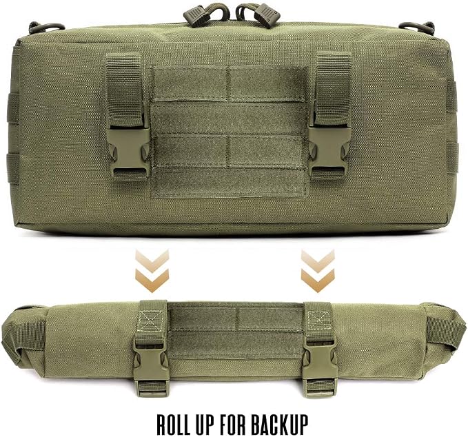 WYNEX Large Molle Pouch, Tactical Molle Bag Vertical Admin Pouch, Modular - Image 3