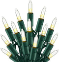 TW SHINE Warm White Christmas Lights Outdoor, 20FT 100 Count Incandescent by TWSHINE