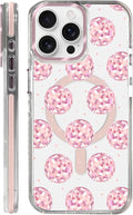Case for iPhone 14 Pro, Disco Balls Pink Phone Case Design，for Women Girls by Toulas