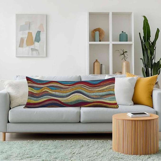 Couch Body Pillow Cover Tribal Wave Bedding Body Pillow Case - Image 2