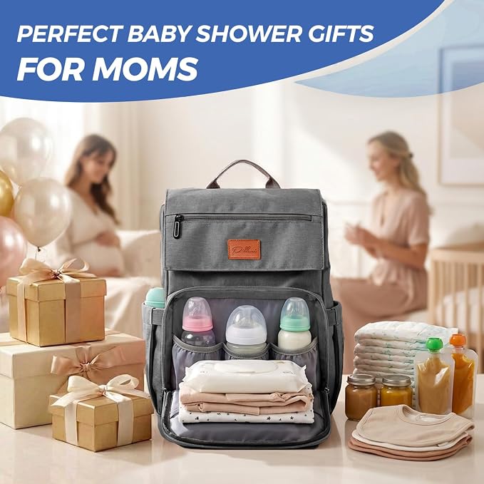 PILLANI Baby Diaper Bag Backpack - Image 7