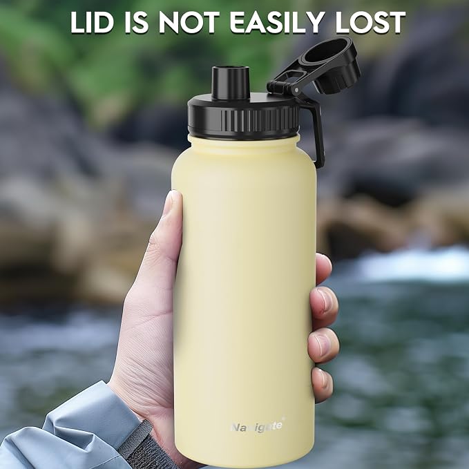 Navigate 32 oz Insulated Stainless Steel Sports Water Bottle - Image 4