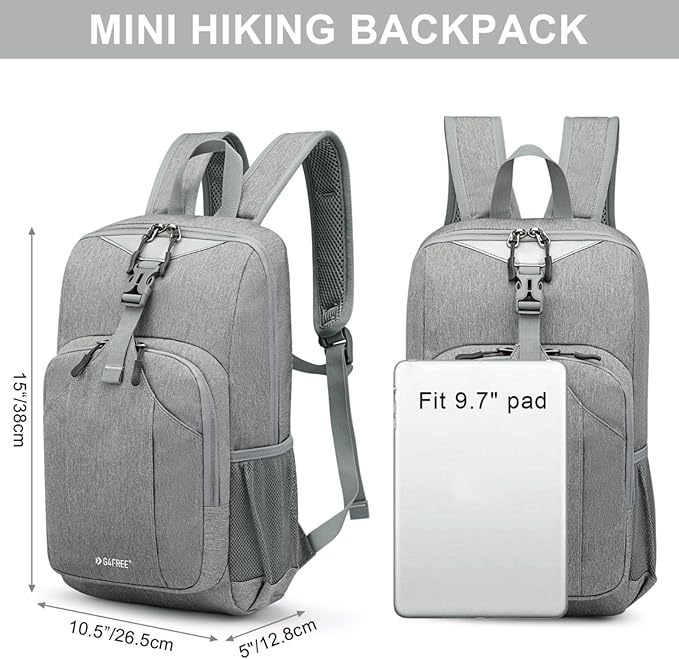 G4Free Mini 10L Hiking Daypack Small Hiking Backpack Cycling Compact Shoulder - Image 2