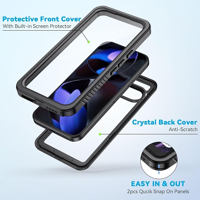 Lanhiem for Pixel 9 Case, IP68 Waterproof Dustproof Case - Image 6