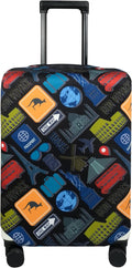 Explore Land Travel Luggage Cover Suitcase Protector Fits 18-22 Inch Case by ExploreLand