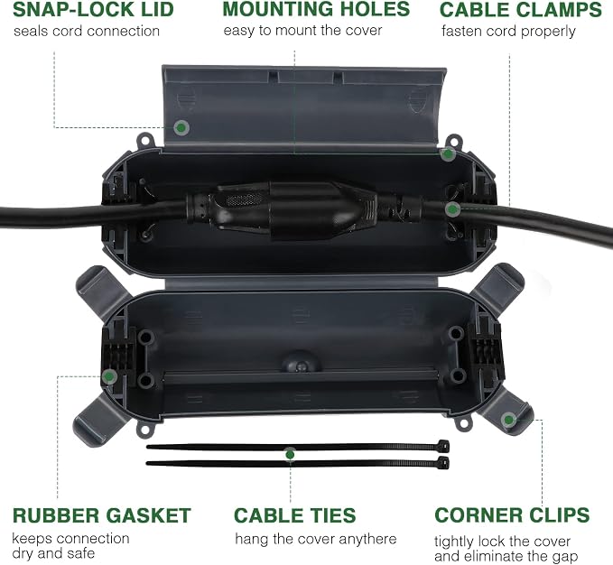 Flemoon Outdoor Extension Cord Safety Cover - Image 3