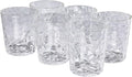 BPA-Free Plastic Tumblers 6 Pack | Reusable Dishwasher Safe | Stackable by AKMQYM