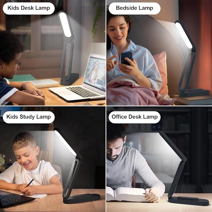 Giryuhd LED Desk Lamp for Office Home & Battery Operated Lamp Rechargeable Lamp - Image 7