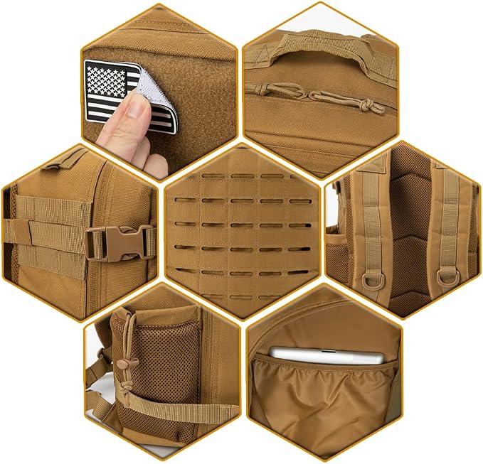 QT&QY 25L/45L Military Tactical Backpack - Image 6