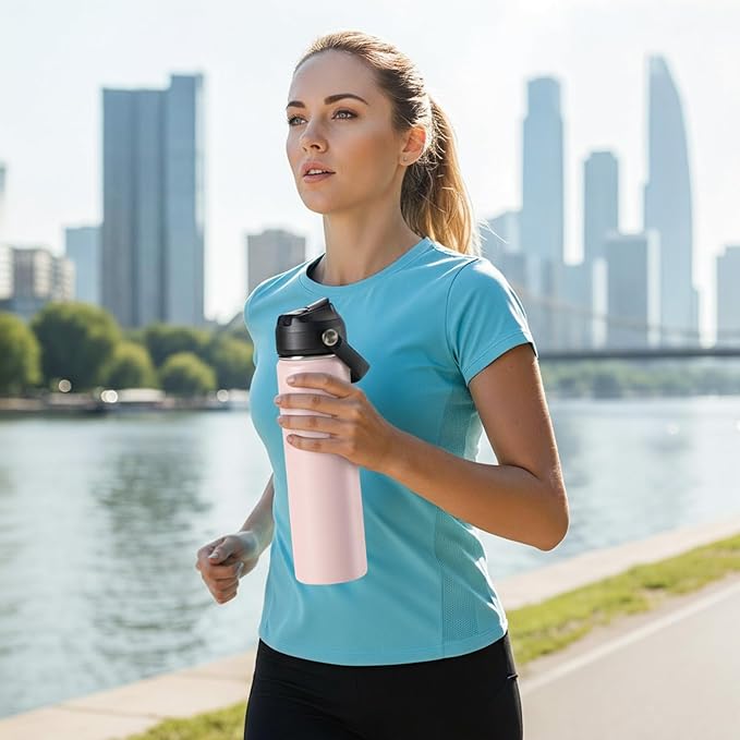 Fijinhom 24oz Insulated Stainless Steel Water Bottle, Wide Mouth Double Wall - Image 7