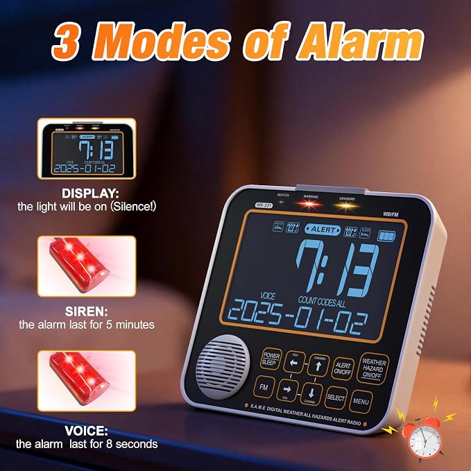 NOAA Weather Alert Radio for Home - Image 6