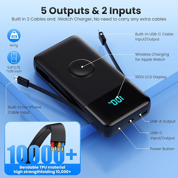 AONIMI Portable Charger 40800mAh Power Bank - Image 5