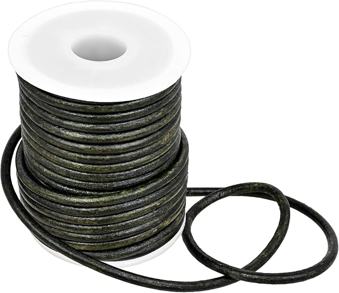 GENIQUE Real/Genuine Round Leather String Cord - Image 5