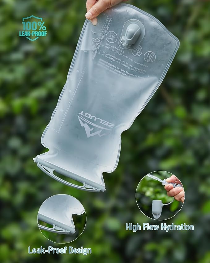 Zelvot 2L-3L Hydration Bladder Kit, 6 in 1 Water Bladder - Image 2