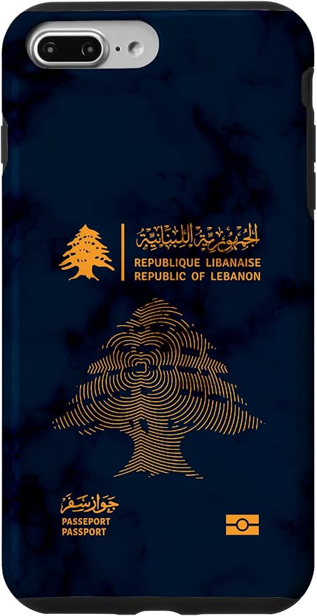 Lebanon, Lebanon Passport, Lebanon Flag, Lebanon map. Case by Unknown