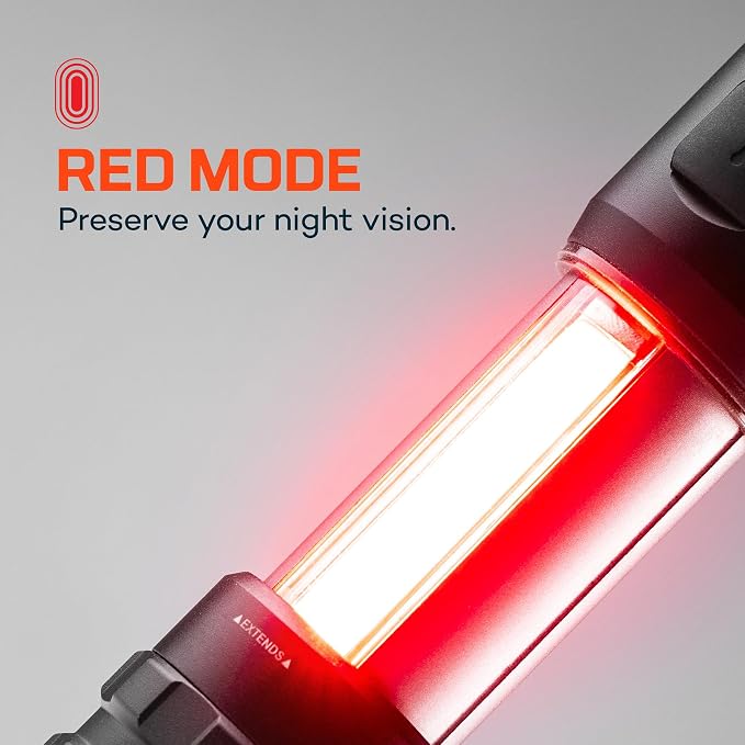 NEBO SLYDE KING Flashlight | High Lumens, Rechargeable COB Work Light & LED - Image 4