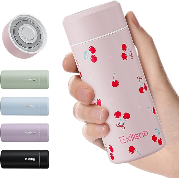 【Upgraded】Exllena Small Insulated Water Bottle 8 oz/250ml– Mini Insulated Water by Exllena