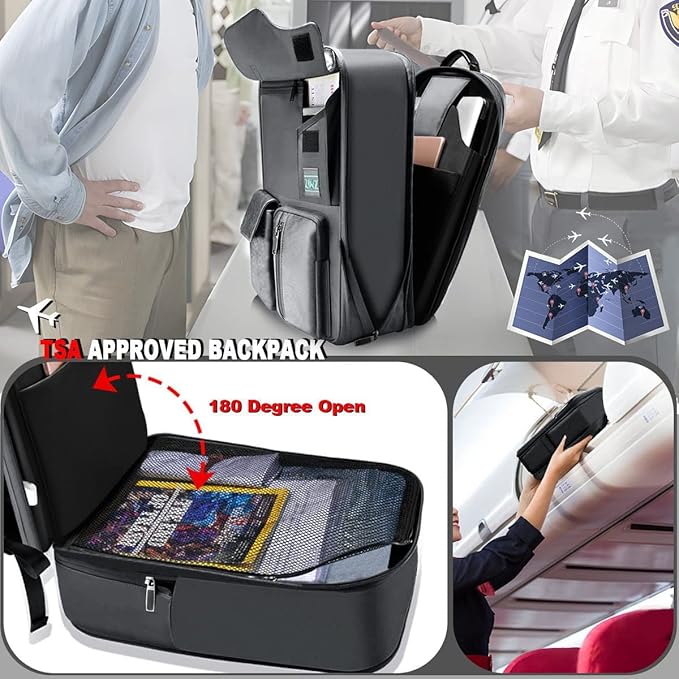 ZINZ Laptop Backpack 15 15.6 16 Inch, Expandable Computer Rucksack - Image 4