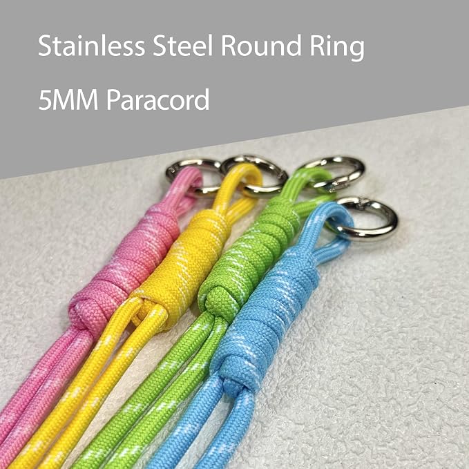 paracord Charm Bag Keychain Accessories，Rope Bag Charms - Image 3
