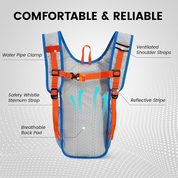 Nepest Kids Hydration Backpack, Mini Water Backpack - Image 3