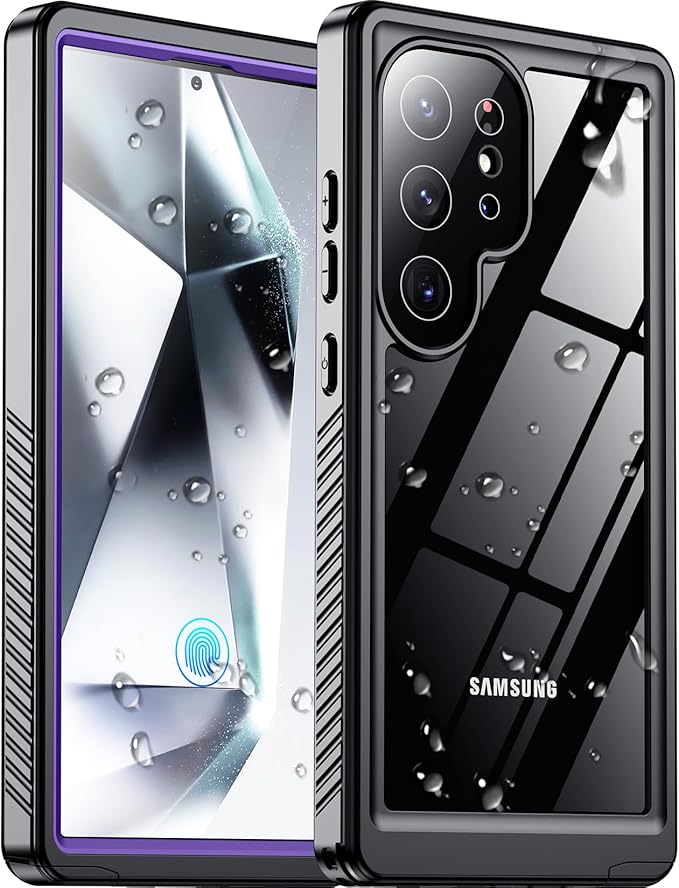 2025 New for Samsung Galaxy S24 Ultra Case Waterproof, Full Body Phone Case for by Red2Fire