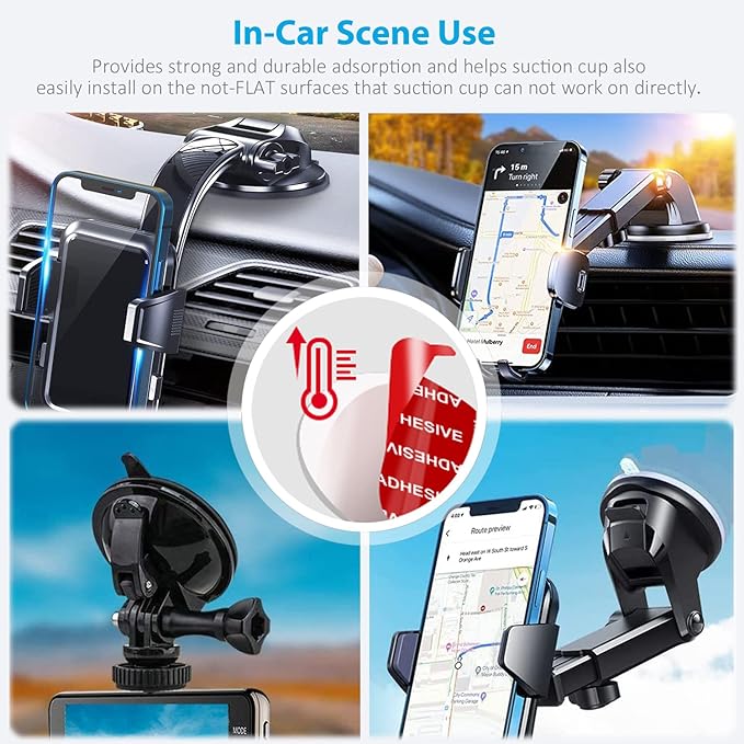 AZXYI Very High Bond Sticky Adhesive, 6 Pack Dashboard Pad Mounting Disk - Image 4